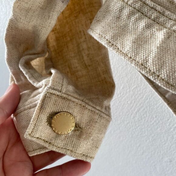 NWT L’Agence Celine sim femme linen jacket S - Picture 15 of 16